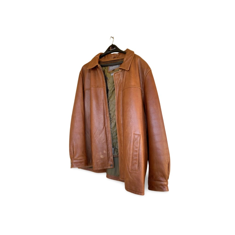 Wilsons Leather Brown Leather Jacket with 3M Thinsulate Ultra Insulating Layer